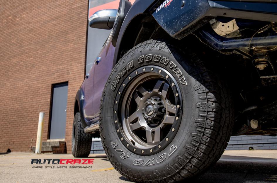 FORD RANGER ANZA MATTE ANTHRACITE WITH BLACK RING